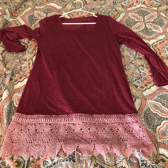 Very cute mini dress. I wore it with leggings - Picture 1 of 2